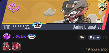Scanner result showing a tracked player match